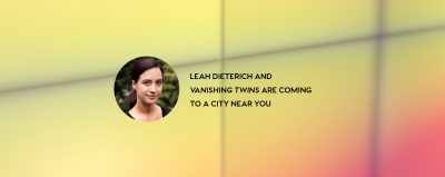 Book tour! Leah Dieterich