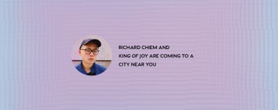 Book tour! Richard Chiem