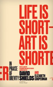 In Praise of Brevity: Life Is Short – Art Is Shorter